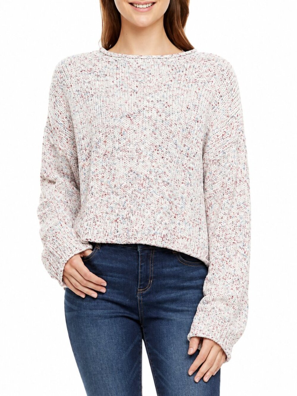 NWT ARIZONA Crew Neck Long Sleeve Pullover Sweater MEDIUM